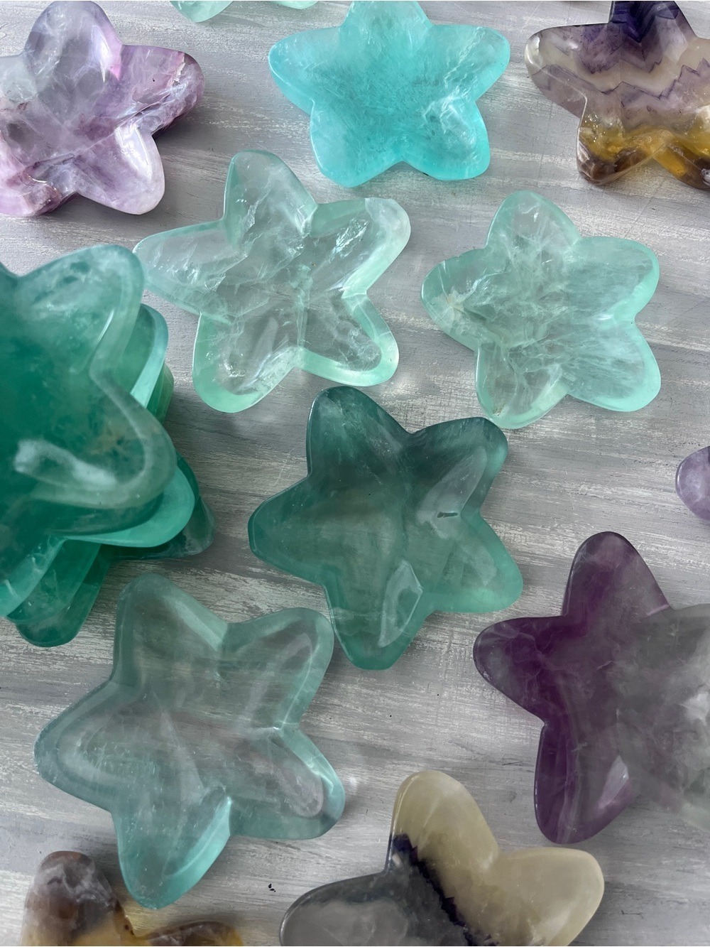 Fluorite star dish - Picture 4 of 6